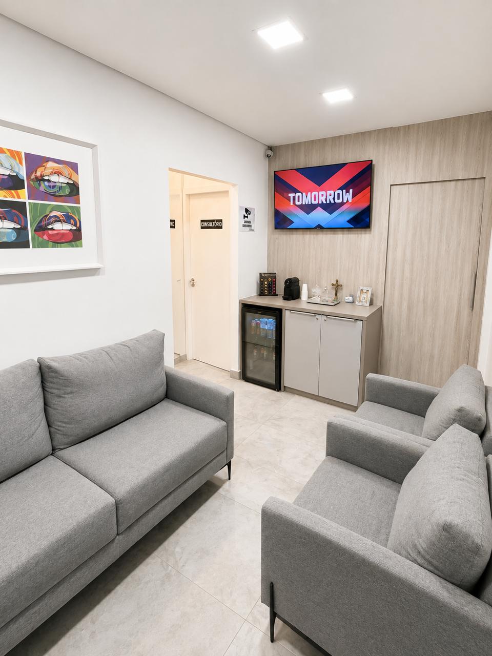 Recepção da Implamix Odontologia